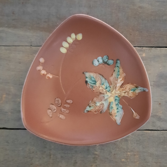 MCM Herta Gertz Triangle Ceramic Trinket Dish - Picture 2 of 9